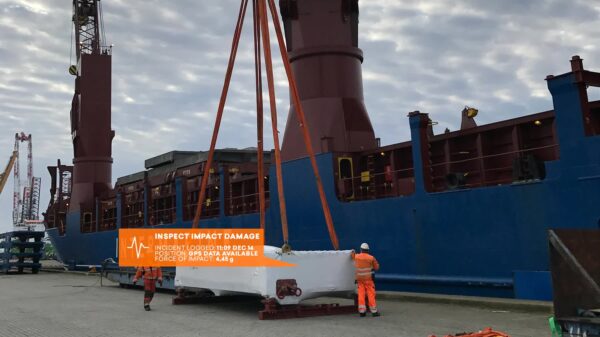 This impact recorder gives you the time, location, and force of any drop