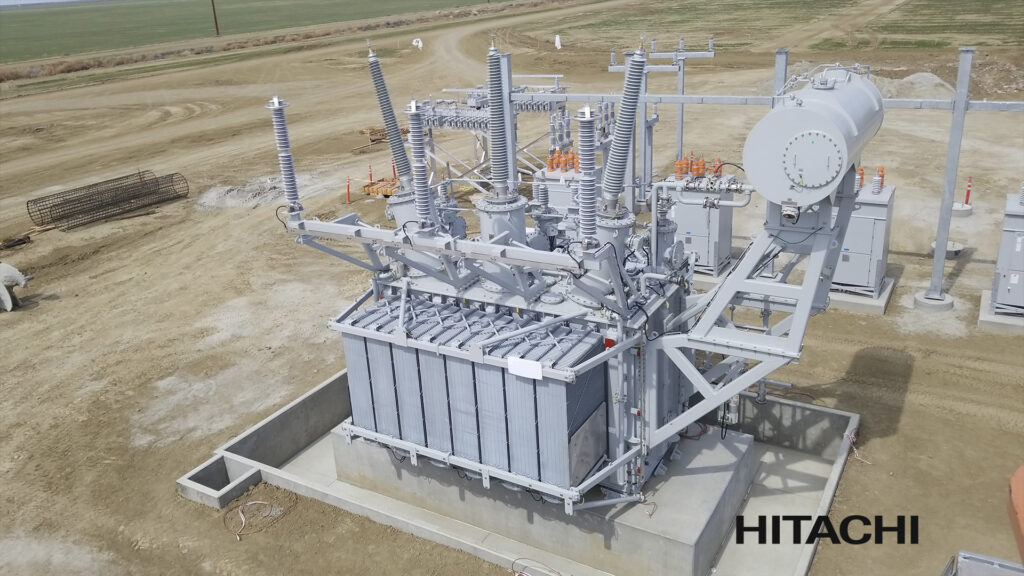 Transformer prepared for transport with Trusted IoT impact recorder ensuring compliance and safety.